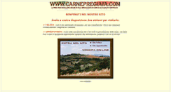 Desktop Screenshot of carnepregiata.com